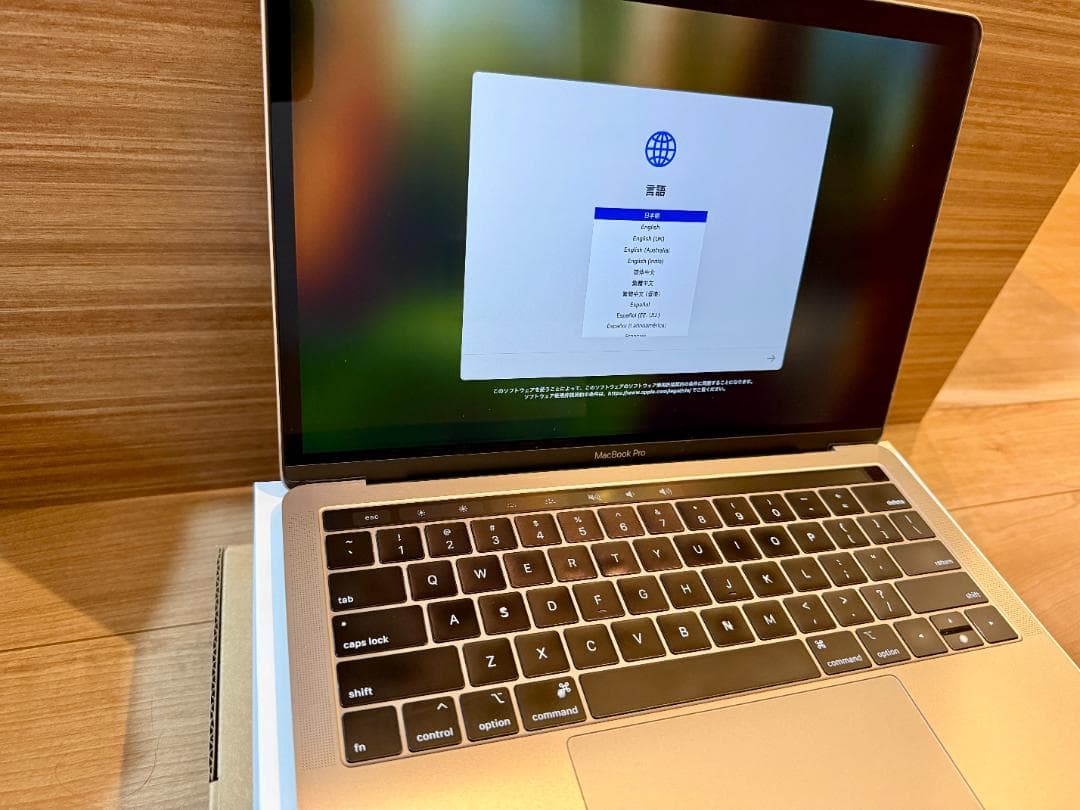 13インチ MacBook Pro 2018 16GB 512GB US配列