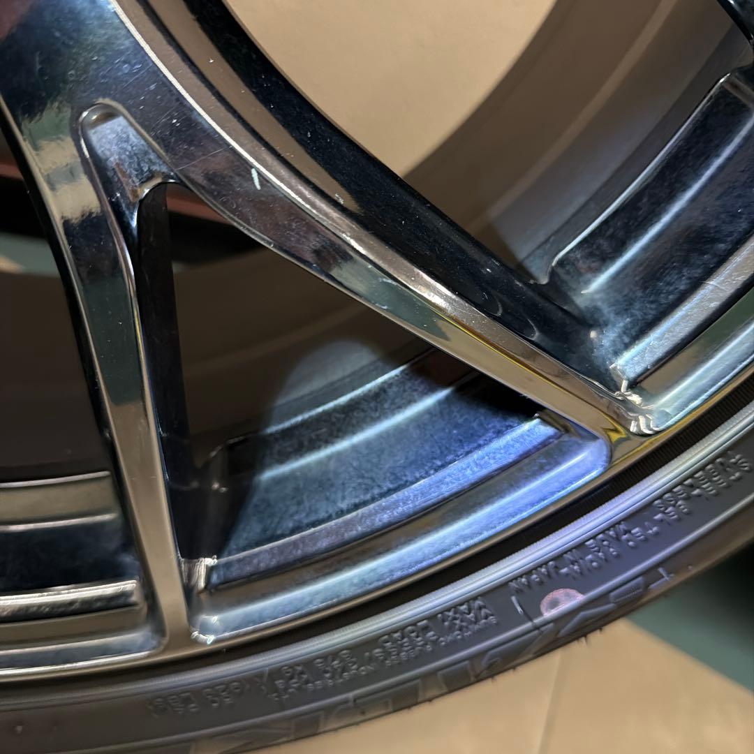 RAYS ホムラ2×7AG 20インチ ブラッククロームコーティング 4本