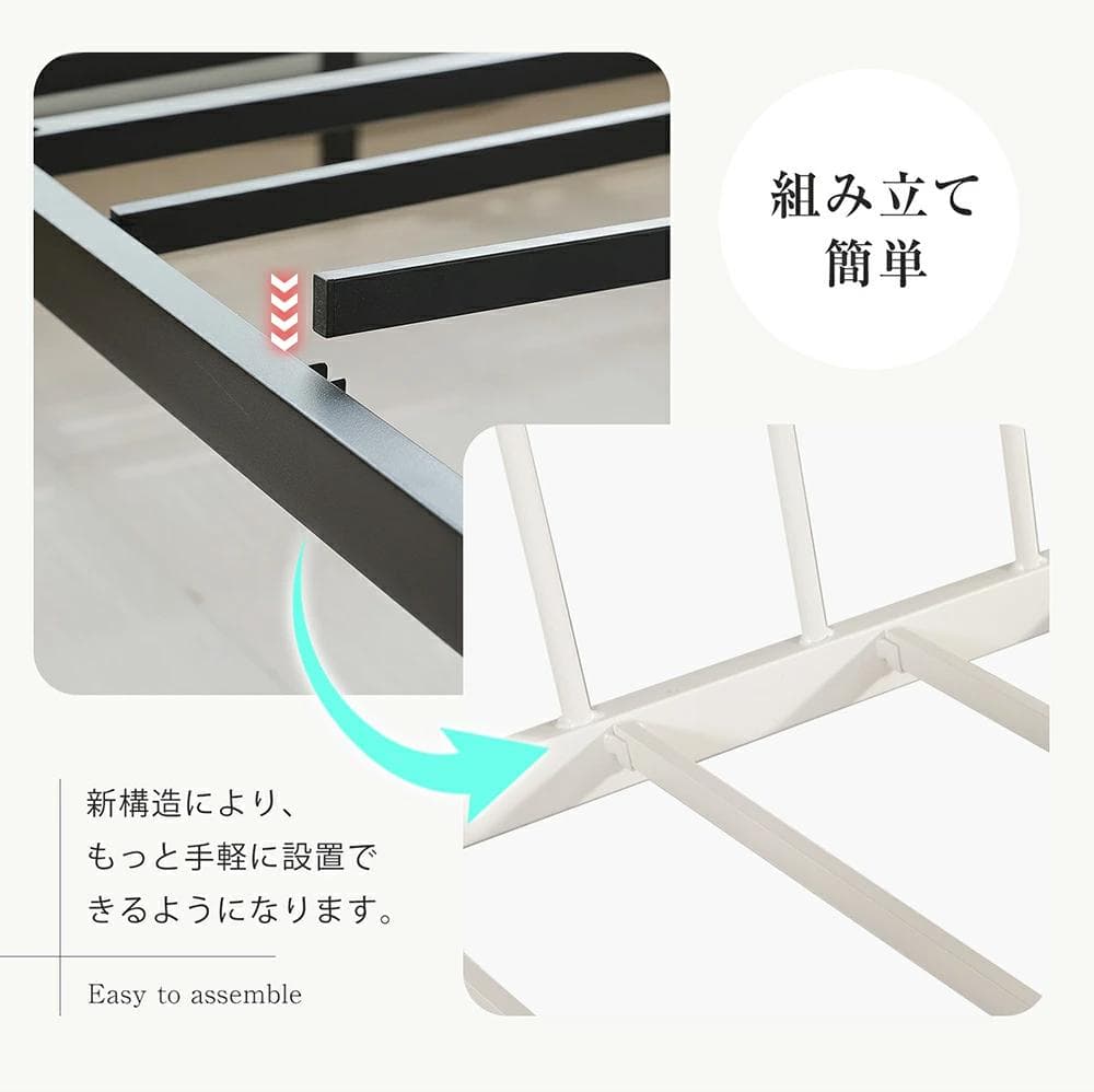 人気再入荷！ロフトベッド パイプベッド シングル 高さ110cm ロフトベッド