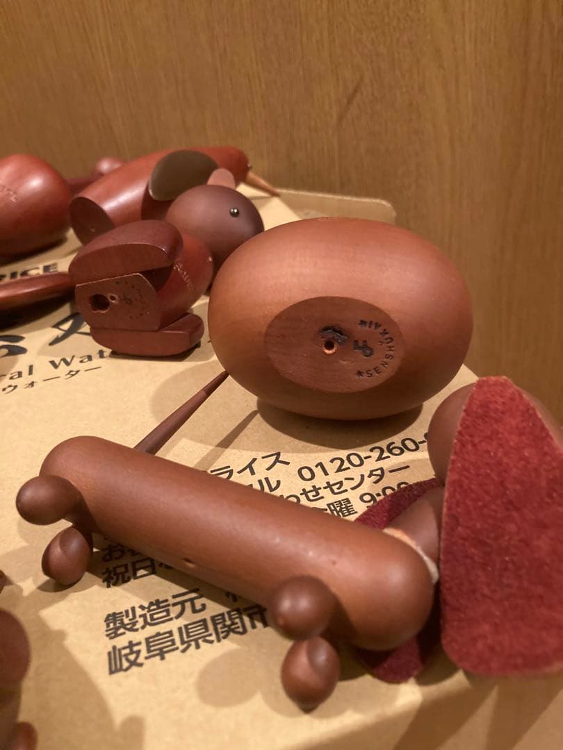 千趣会 ロイヤルペット　雑貨 木製動物フィギュアセット 11点　置物　インテリア