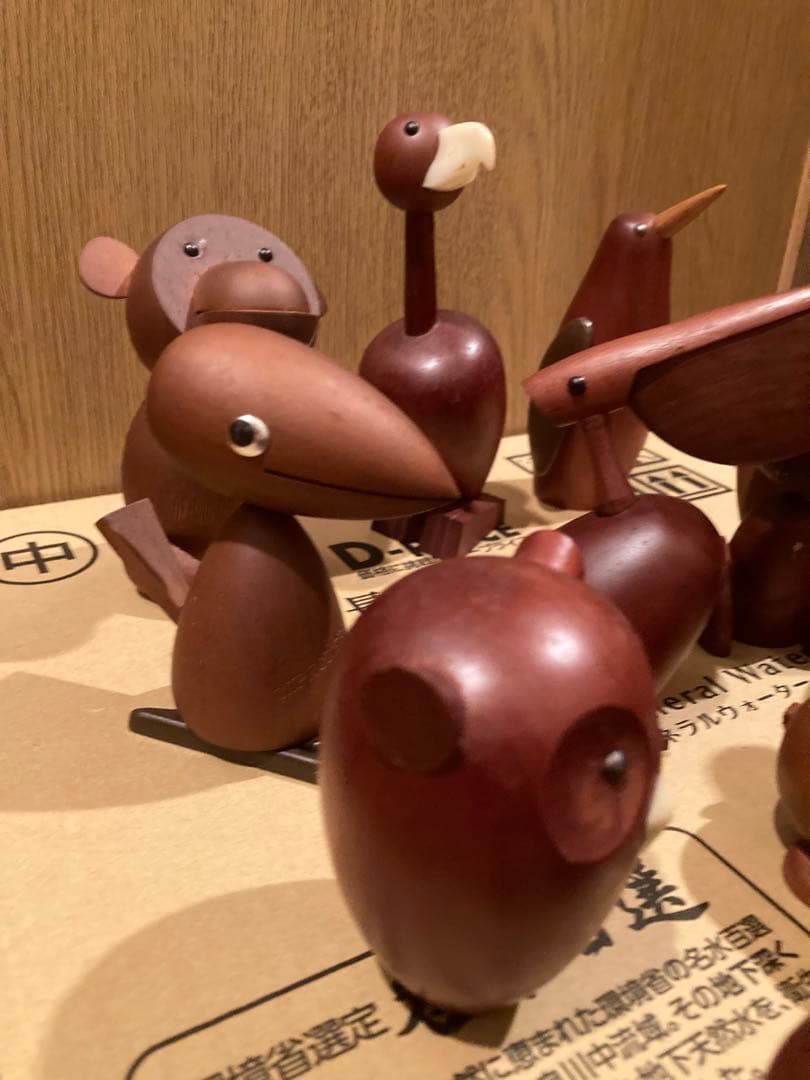 千趣会 ロイヤルペット　雑貨 木製動物フィギュアセット 11点　置物　インテリア
