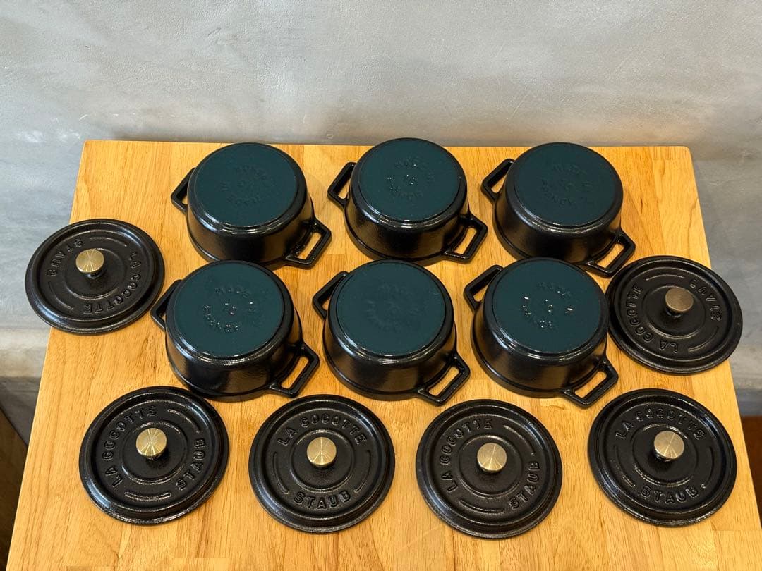 k*i様 staub ラウンド10 6個セット