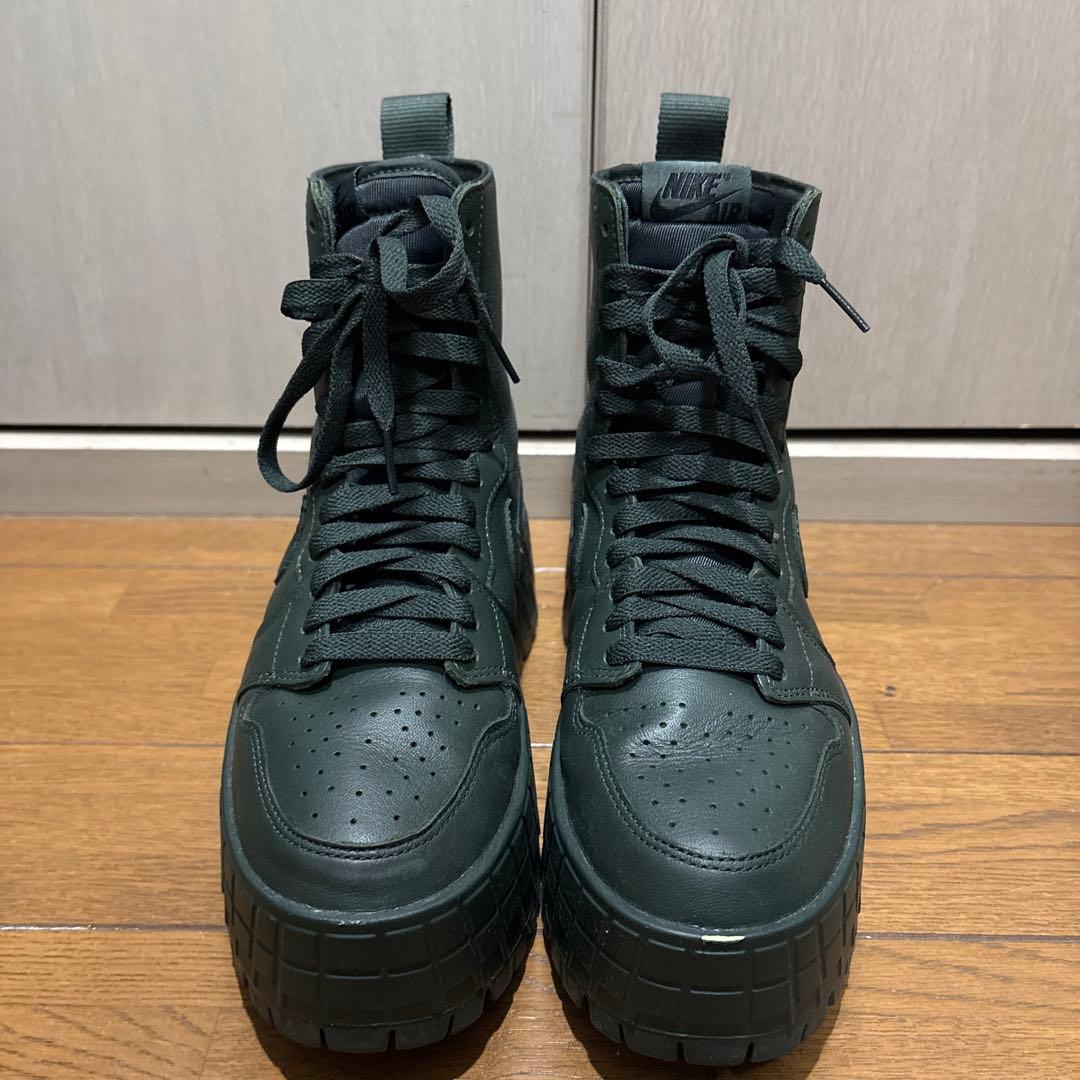 エアジョーダン1ブルックリン　ウィメンズブーツ　色:グリーン系その他