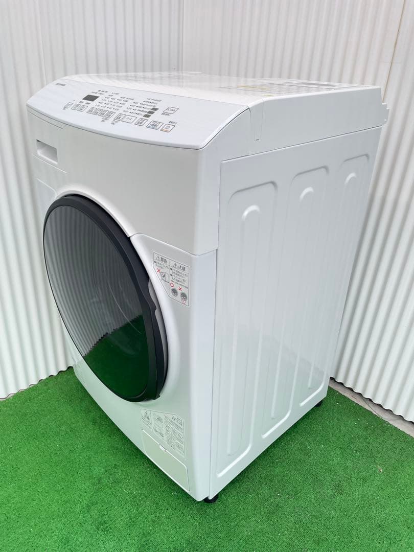 858 アイリスオーヤマ 8kg ドラム式洗濯乾燥機 温水ヒーター シワ取り搭載