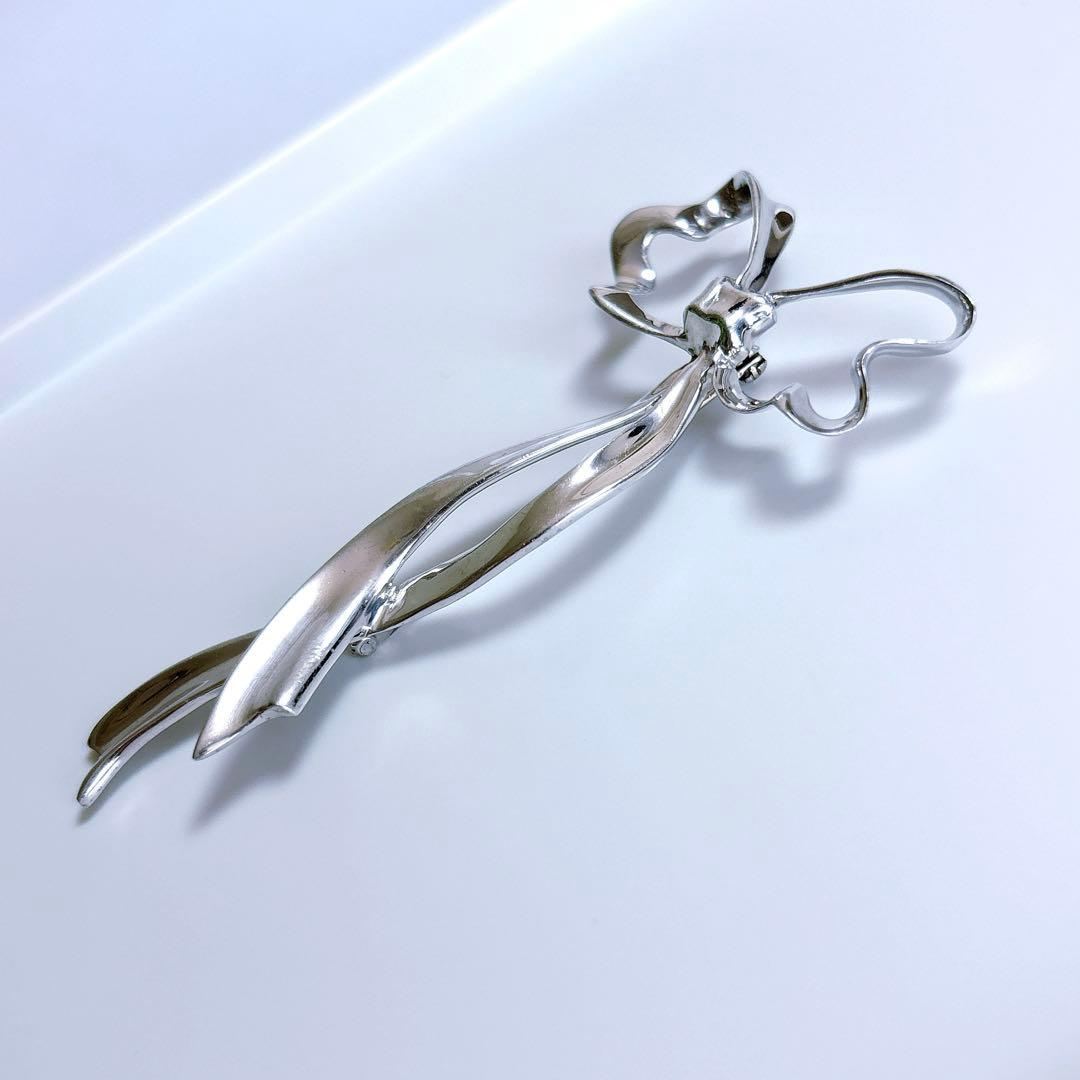 ティファニー　リボンブローチ　ラージモデル