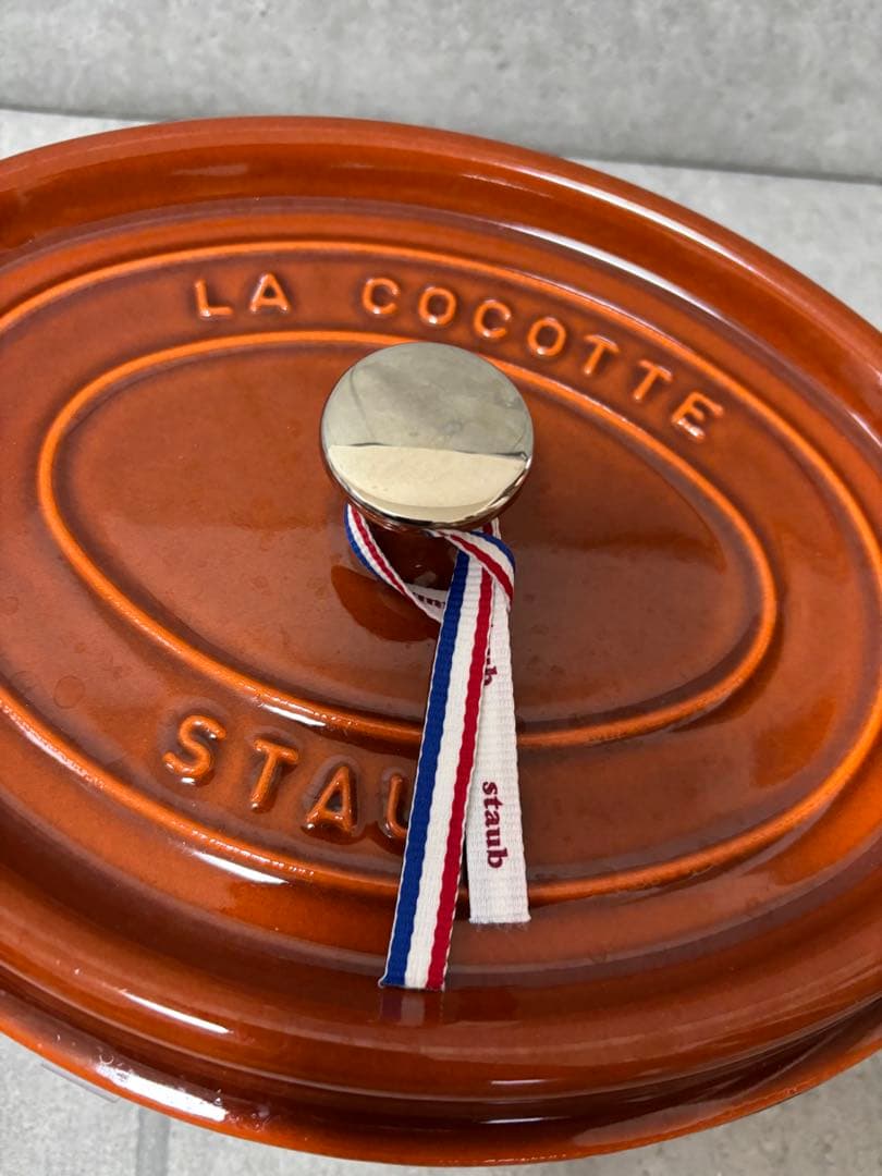 STUB ストウブ　ピコ　ココット　ホーロー鍋　29㎝　オーバル　ほぼ未使用