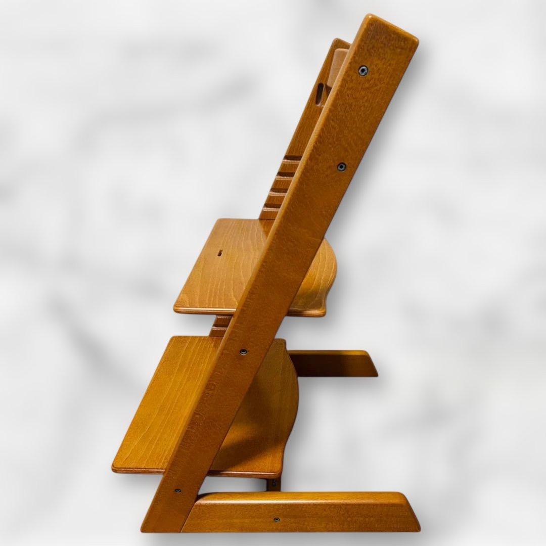 【美品】ストッケ シリアルNo3 ナチュラルハイチェア