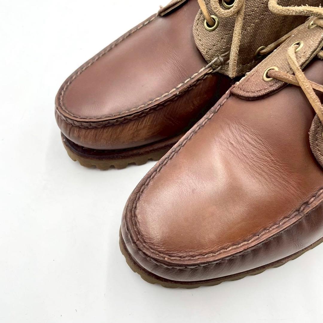 ティンバーランド デッキシューズ 3EYE A15CW 27.5 茶 Y1383