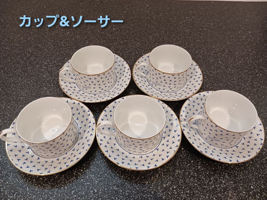 未使用・箱なし✨TIFFANY ティファニー ダンシングT 食器セット