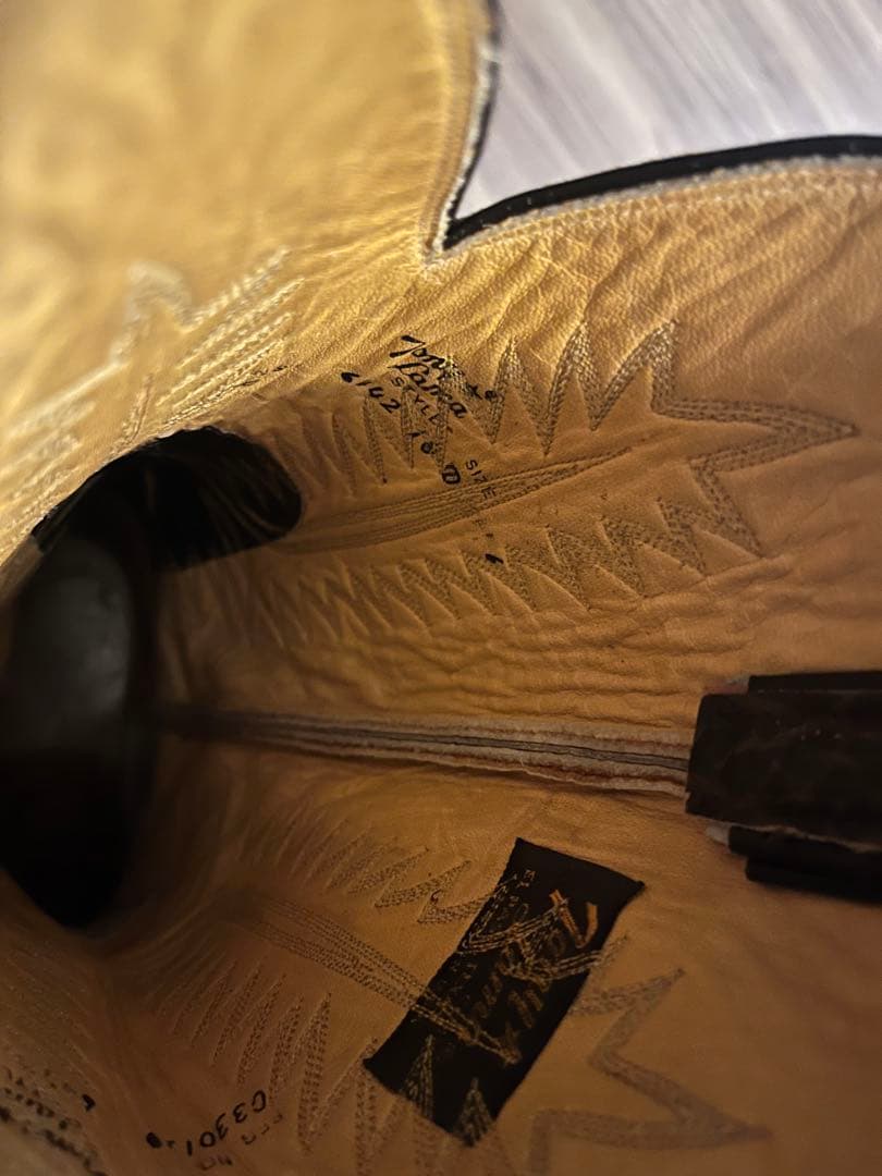 28cm Tony Lama ダークブラウン ウエスタンブーツ