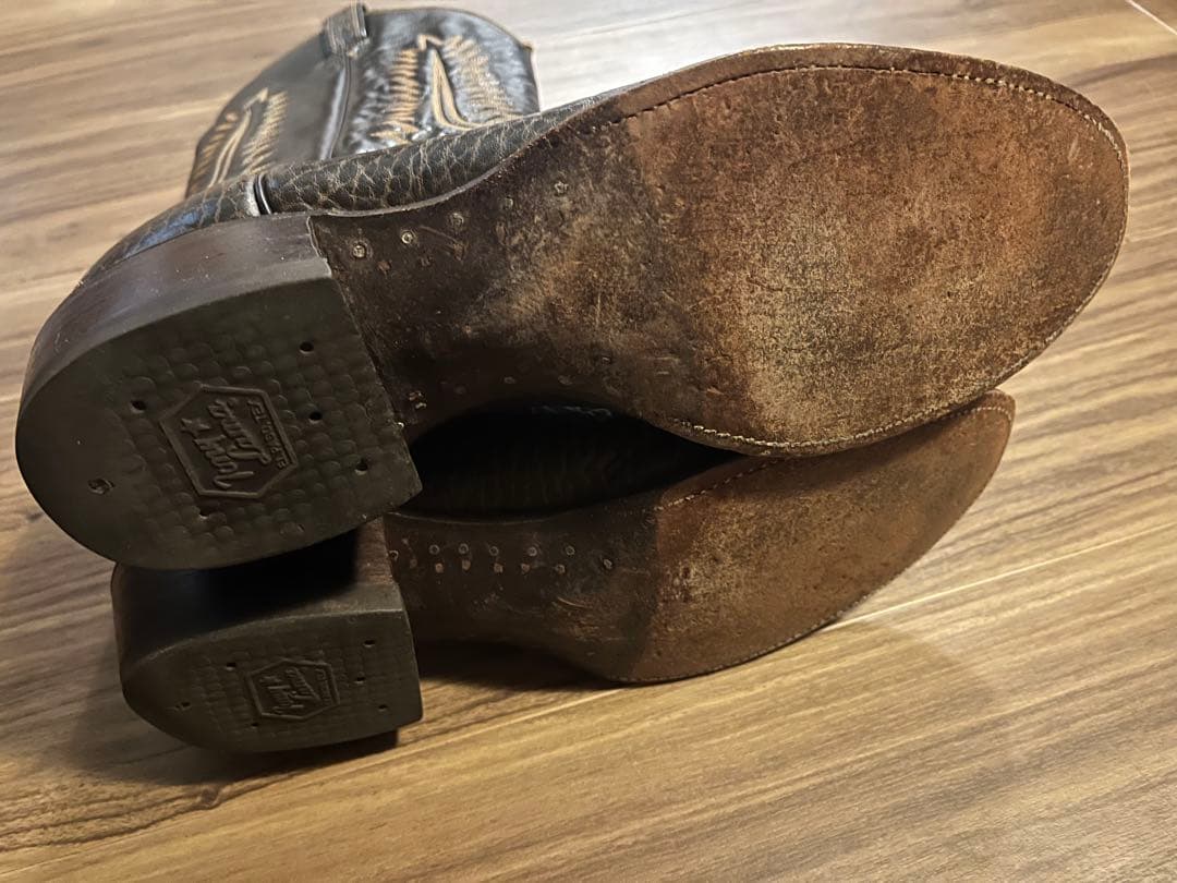 28cm Tony Lama ダークブラウン ウエスタンブーツ