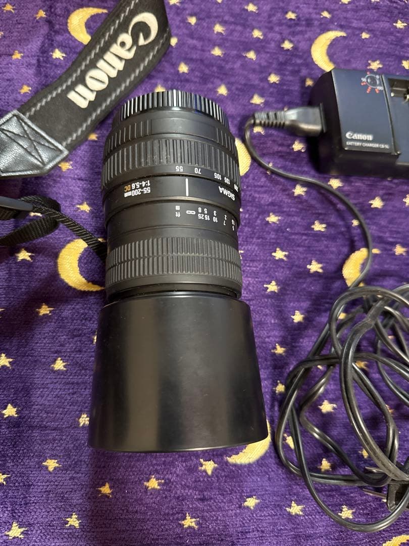 Canon EOS デジタル一眼レフカメラ 18-55mm、望遠レンズ、バック付