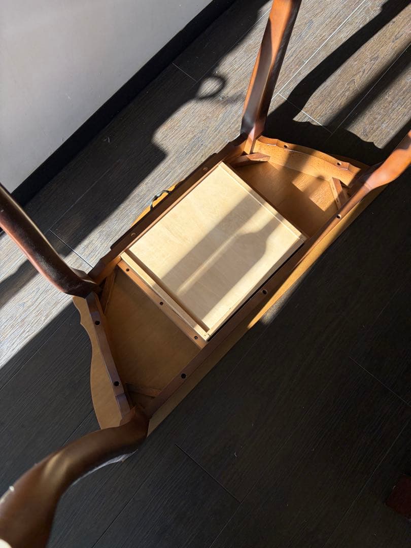 カリモク コロニアル　コーナーテーブル 猫脚　karimoku アンティーク