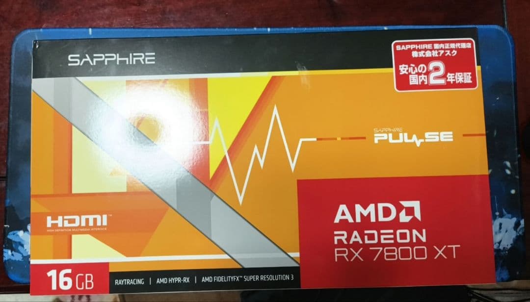 グラフィックボード・グラボ・ビデオカード SAPPHIRE RADEON RX7800XT 16GB
