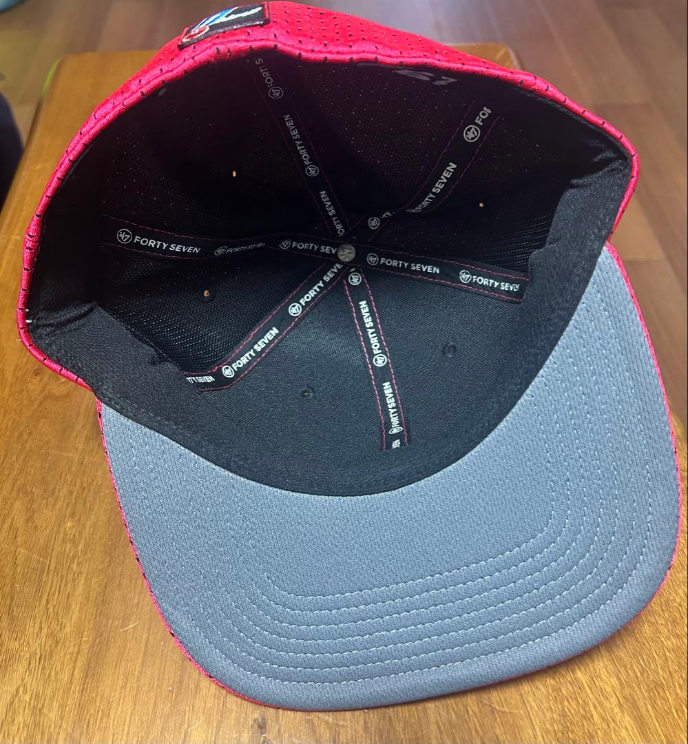 NPBライセンス 千葉ロッテマリーンズ 47 キャップ 55cm