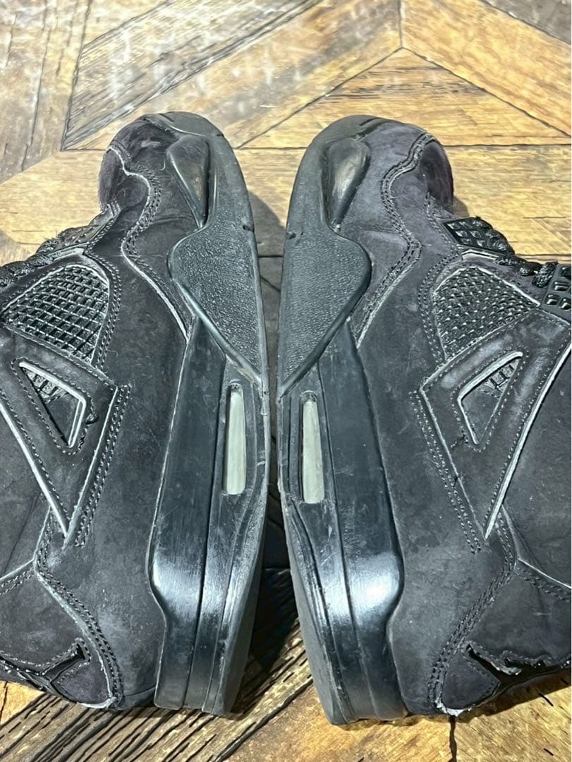 m*5様 希少 NIKE ナイキ エアジョーダン4 ブラックキャット スニーカー