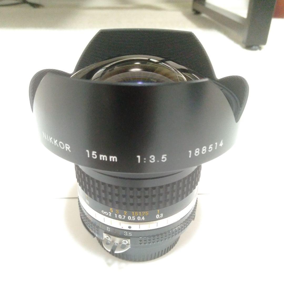NIKON NIKKOR 15mm f/3.5 レンズ　他　付属品一式