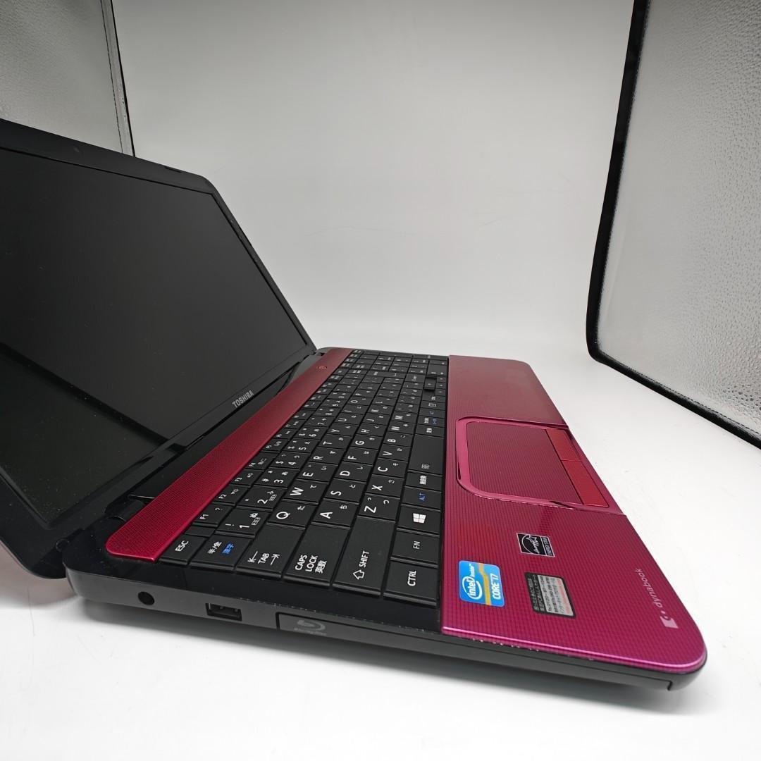 【東芝】T552 高速i7 SSD512GB 16GB ピンク ノートPC