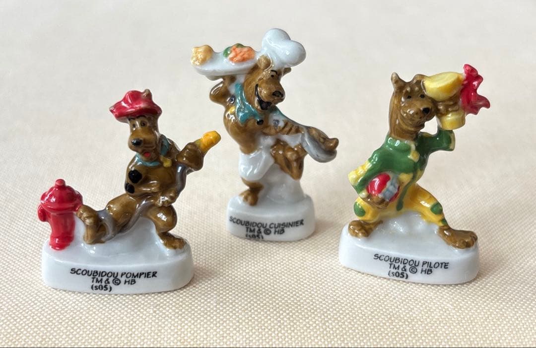 フェーブ　スクービー・ドゥーの職業　コンプリート　フェーヴ　フランス製