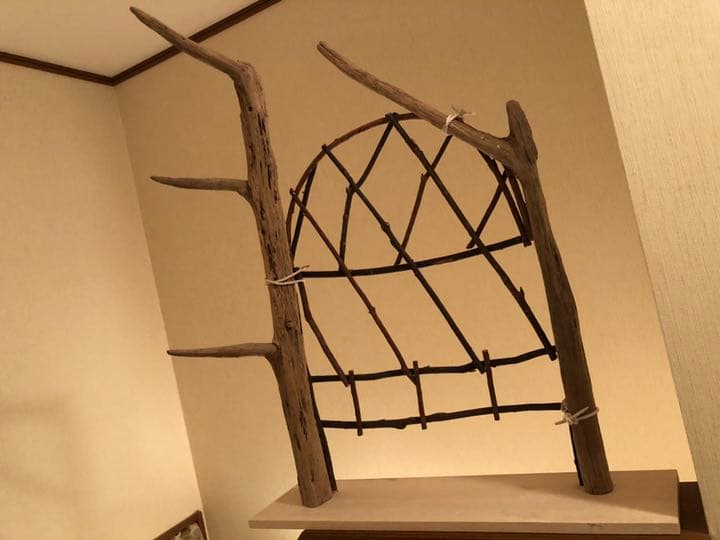 【No12】ペット　小鳥用　据え置き型　とまり木　バードアスレチック