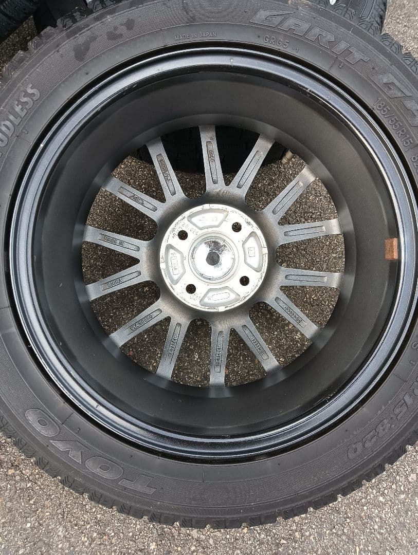 15インチ スタッドレスタイヤホイールセット トーヨー ガリットG5　5.5J