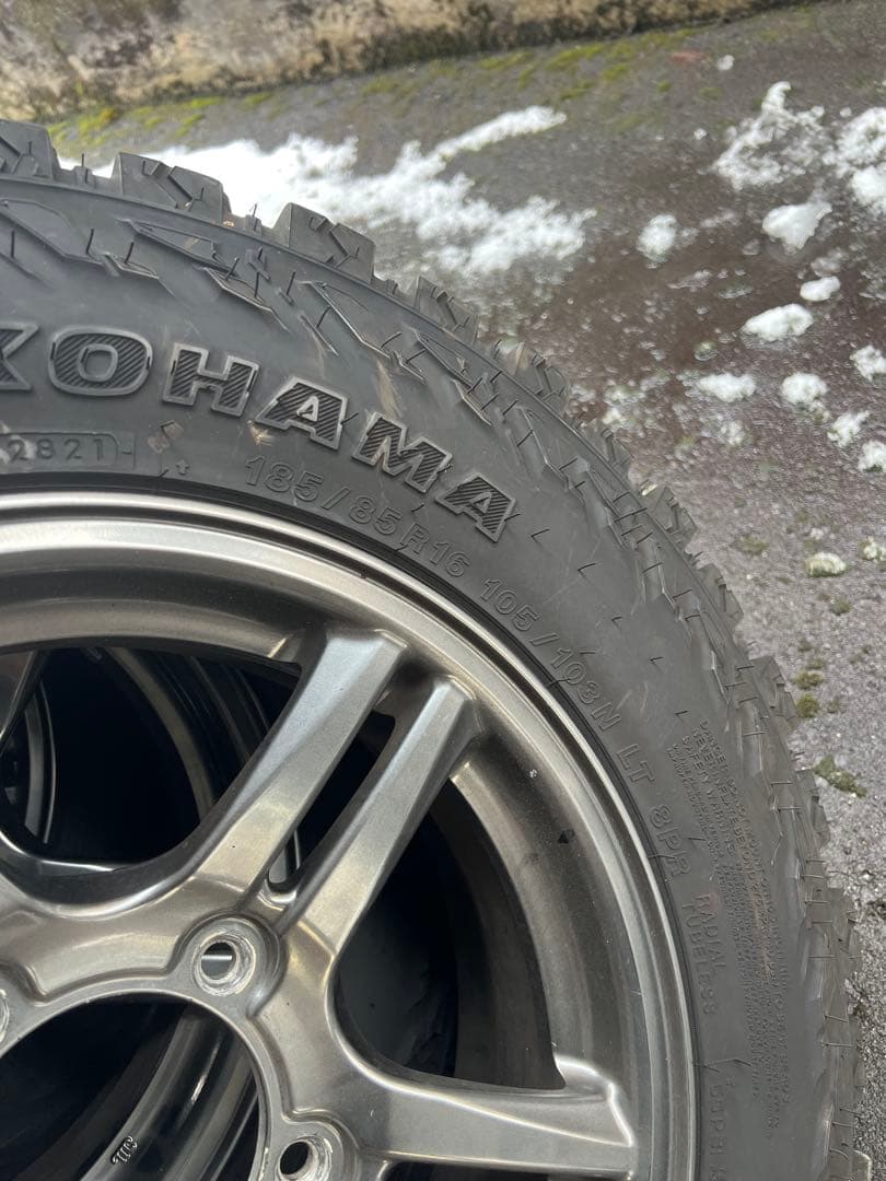 ジムニーJB23 純正エンケイホイール&ヨコハマジオランダー　バリ溝4本セット