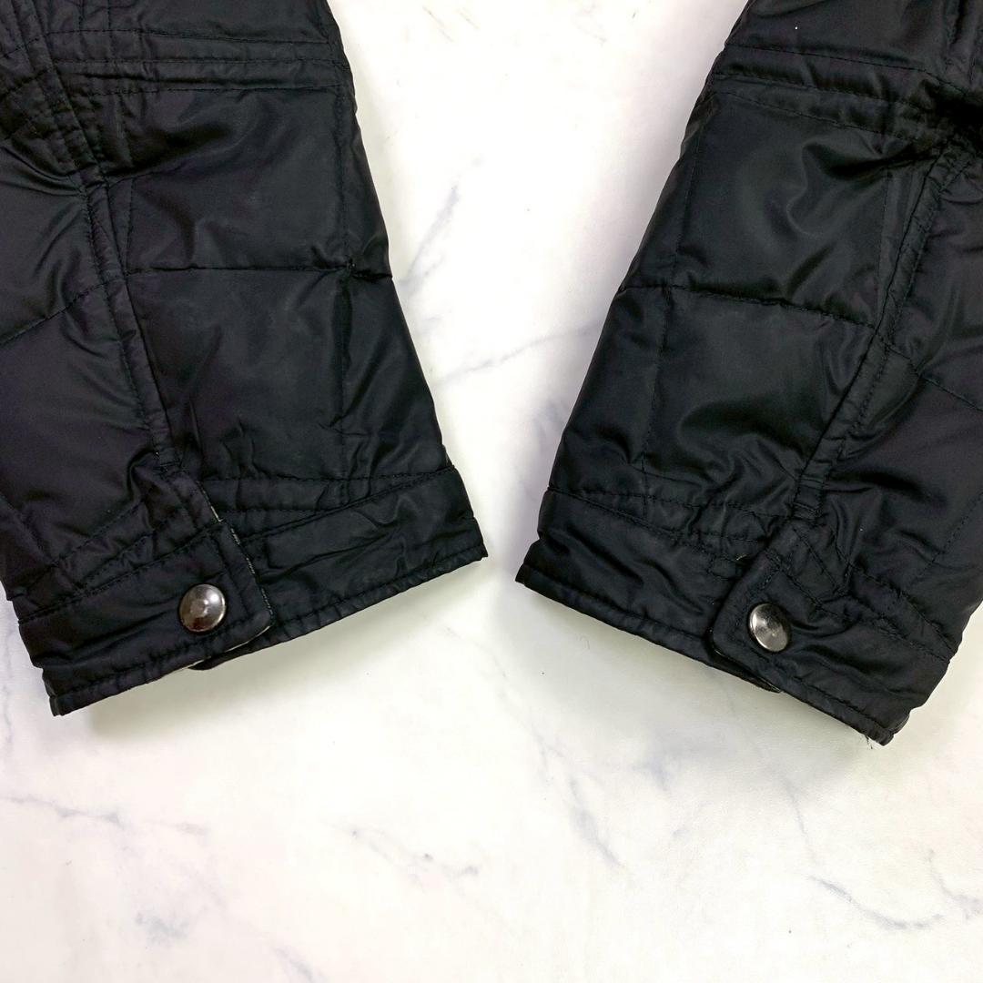 バーバリーブラックレーベル ダウンジャケット 2way ファー M　D887