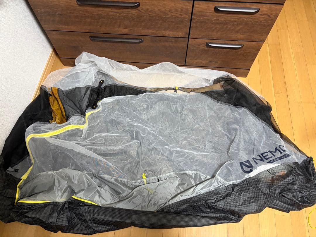 NEMO HORNET OSMO 1P テント　純正フットプリント付き