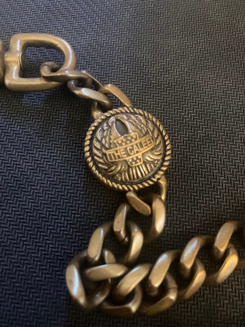 CALEE キャリー　ウォレットチェーン　真鍮　廃盤品