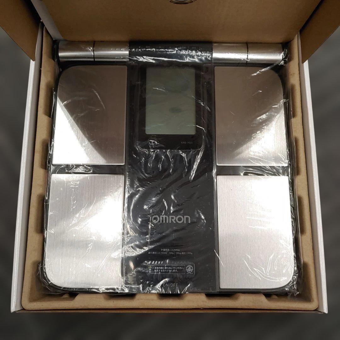 601060オムロン 体重 体組成計 カラダスキャン ブラック KRD-703T