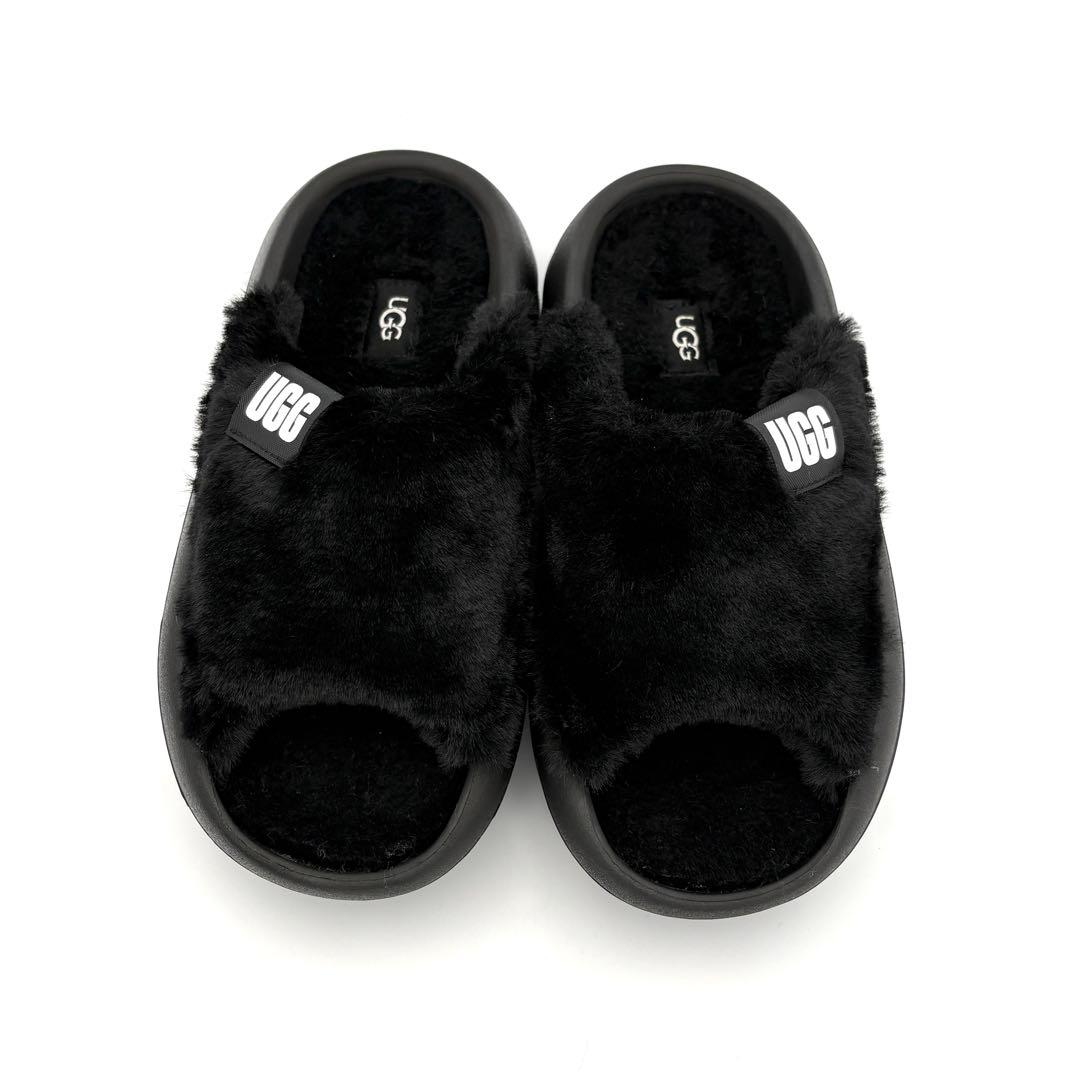 【新品級】UGG アグ ボアサンダル ムートン 24.0cm