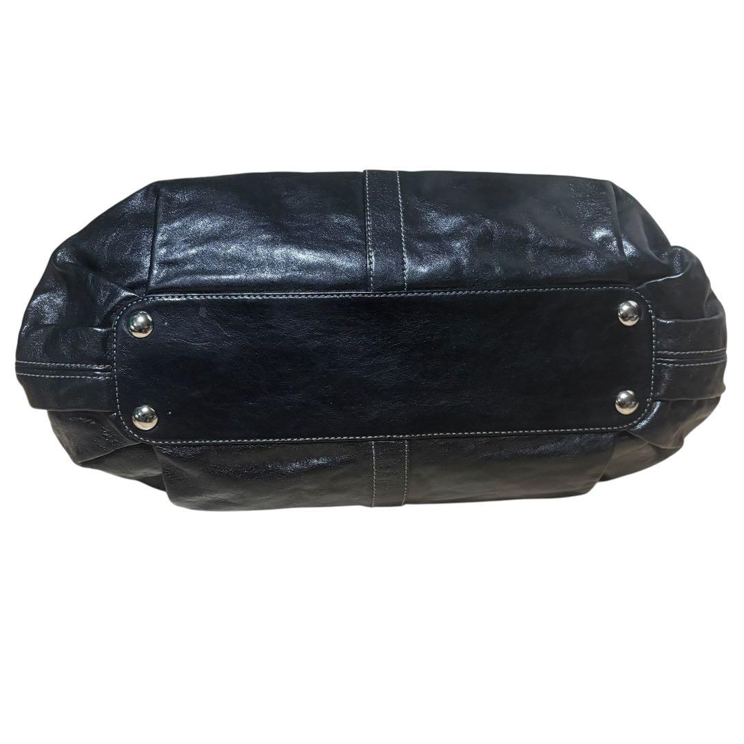 COACH y2k shoulder bag brown leather コーチ