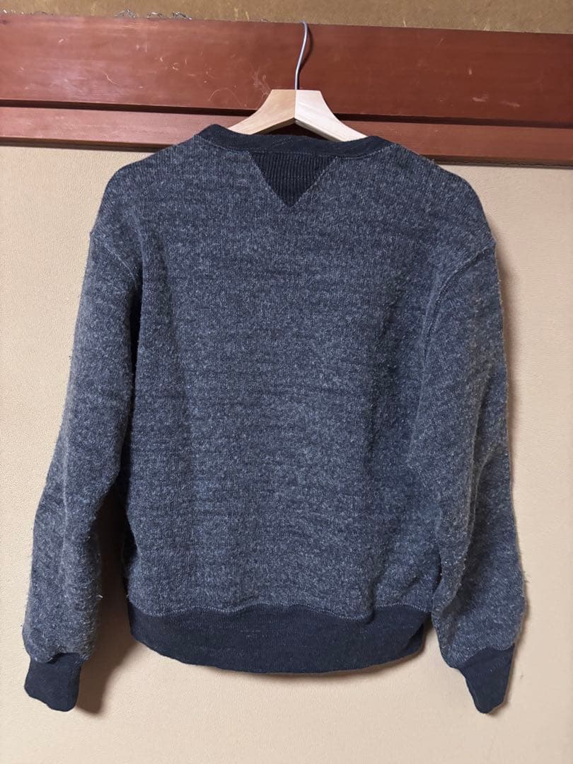 Ralph Lauren RRL グレー Vネックニット usa製