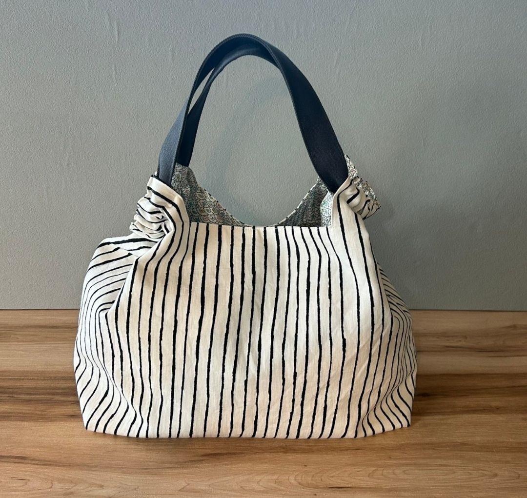 【いたち様オーダー】ミナペルホネンハンドメイドシャーリングバッグ