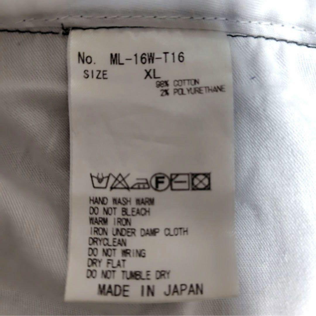 美品　MARK&LONA マークアンドロナ　ストレッチストレートパンツ　XL