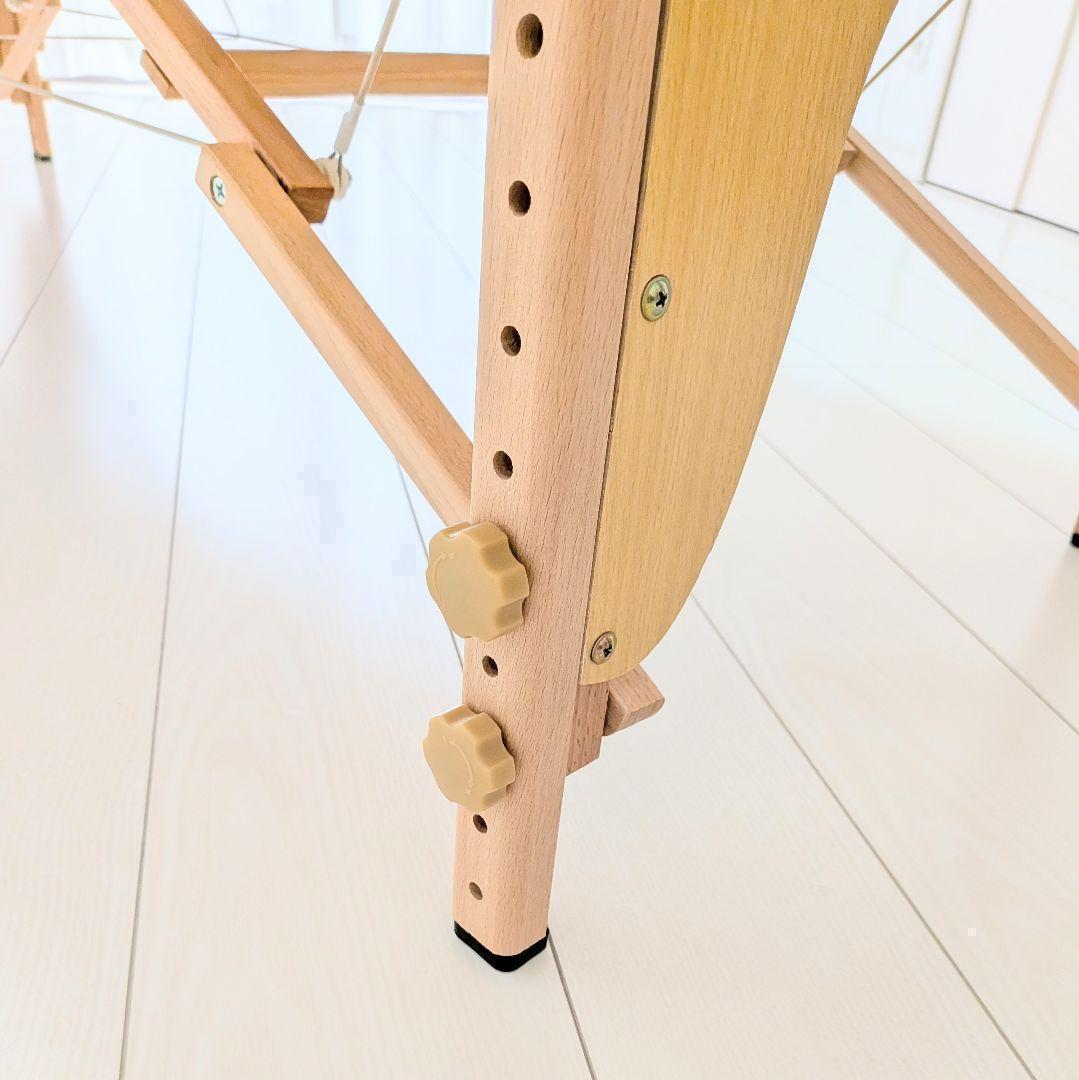 【極美品】マッサージベット 折りたたみベット 低反発 ナチュラル ホワイト 新品