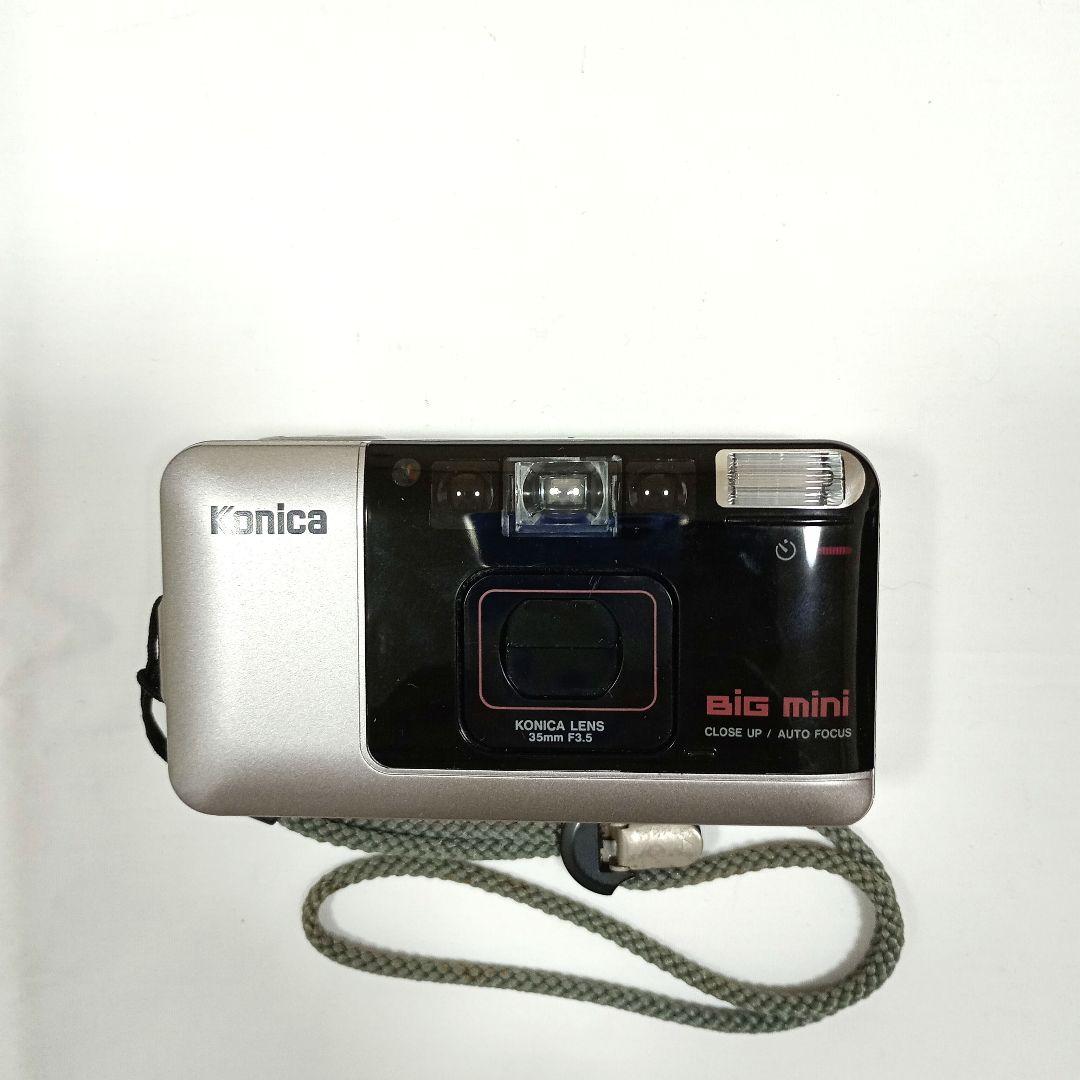 【美品】Konica コンパクトフィルムカメラ BiG mini A4 シルバー