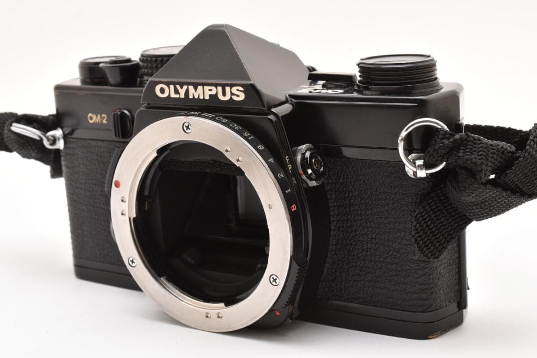 良品 OLYMPUS オリンパス OM-2 ブラック モルト新品交換済 M640