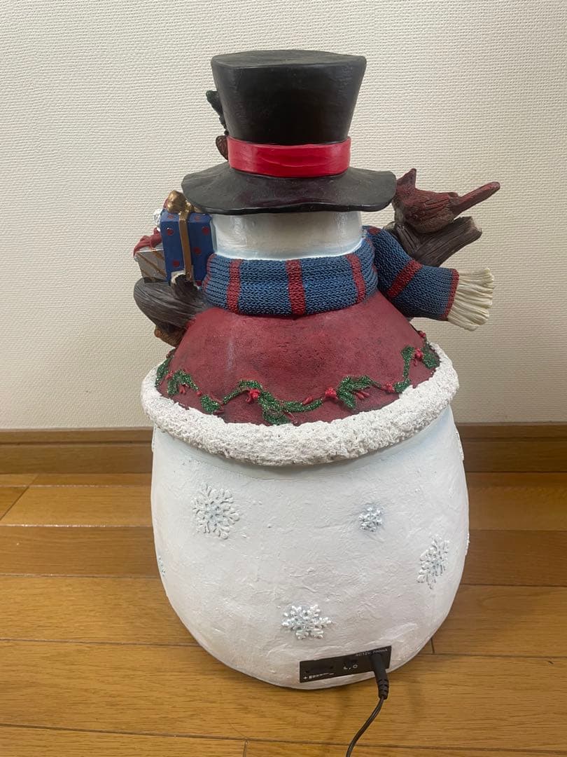 コストコ雪だるまのクリスマス装飾 LED付き