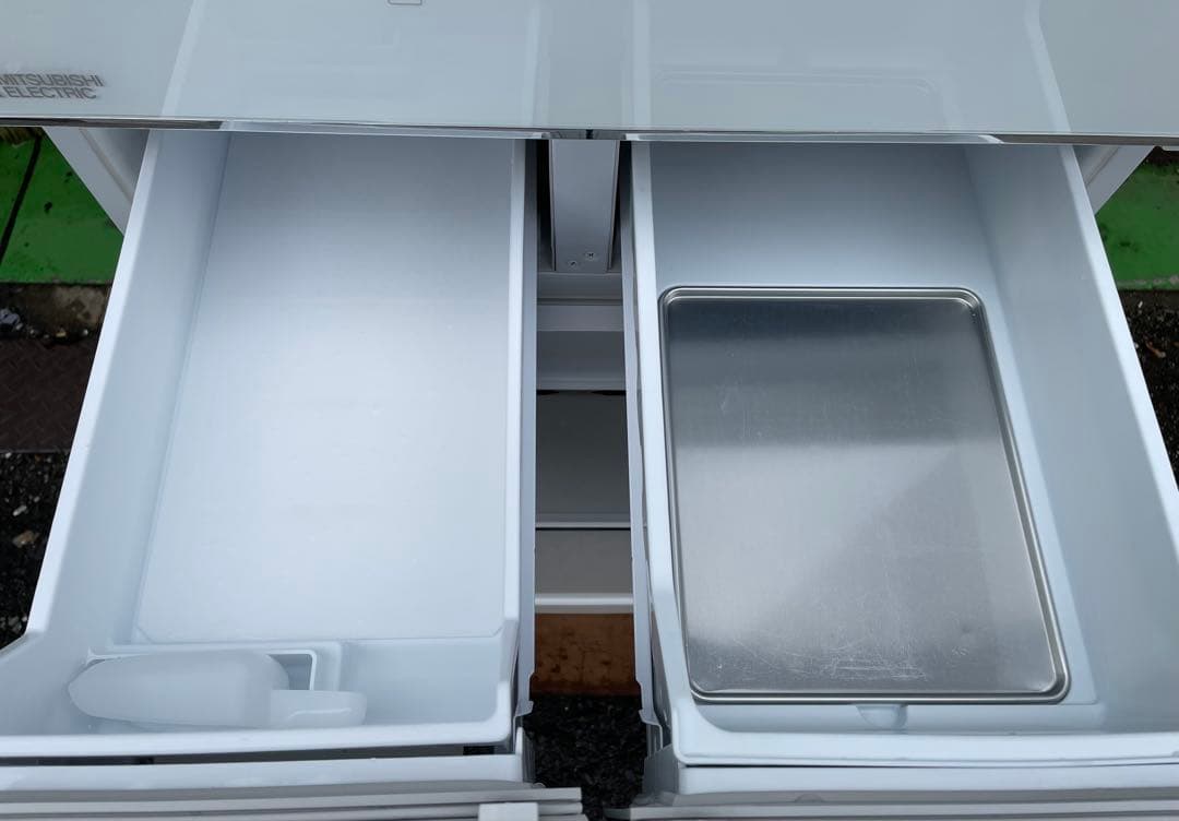 大阪 引き取り歓迎 三菱 冷蔵庫 5ドア 455L 右開き MR-B46Z-W2