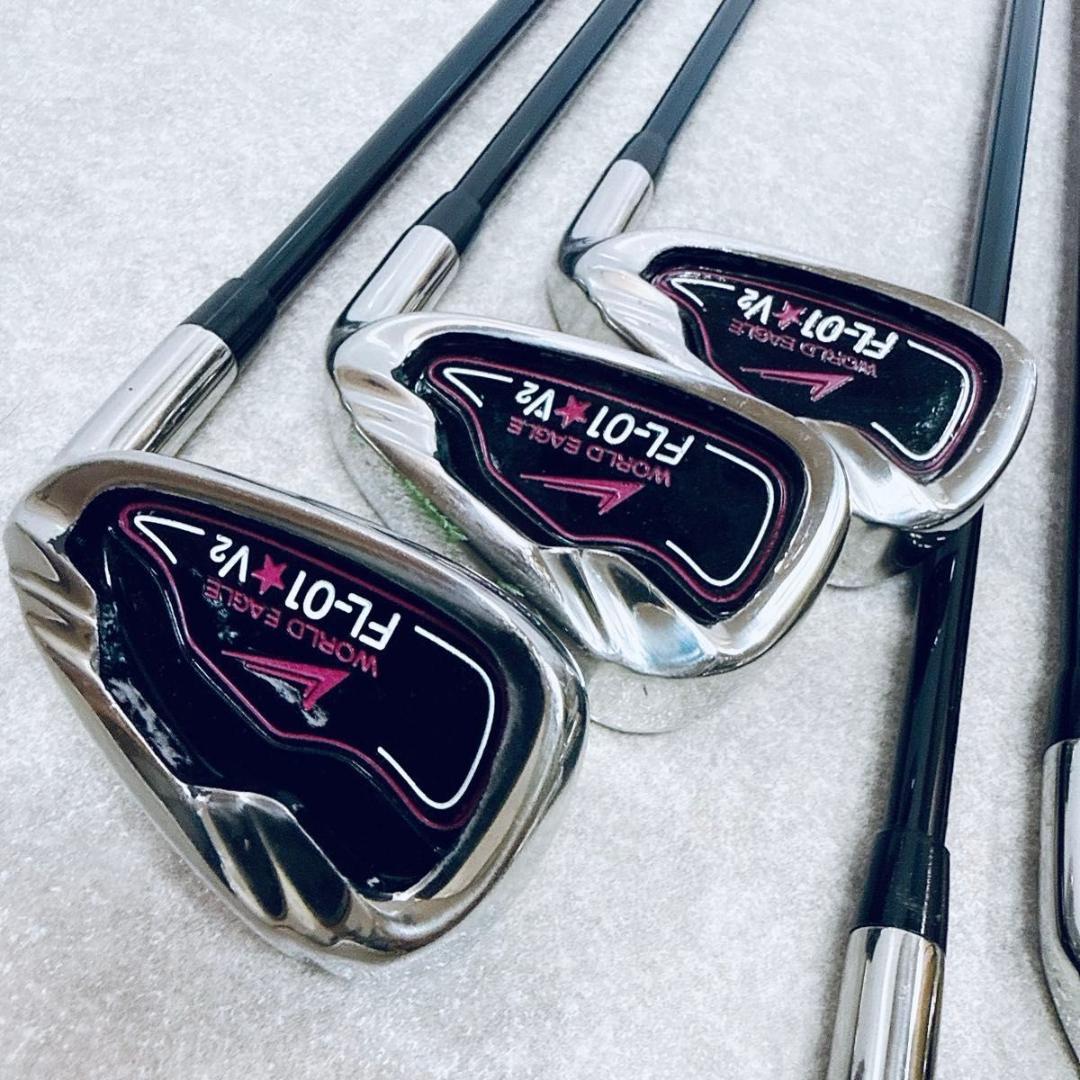 ワールドイーグル FL-01★V2 レディースゴルフセット 10本 初心者 入門