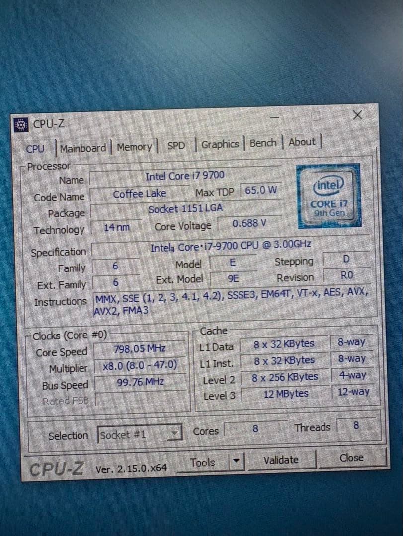 ASUS Core i7デスクトップパソコン　D6414SFF-I79700T