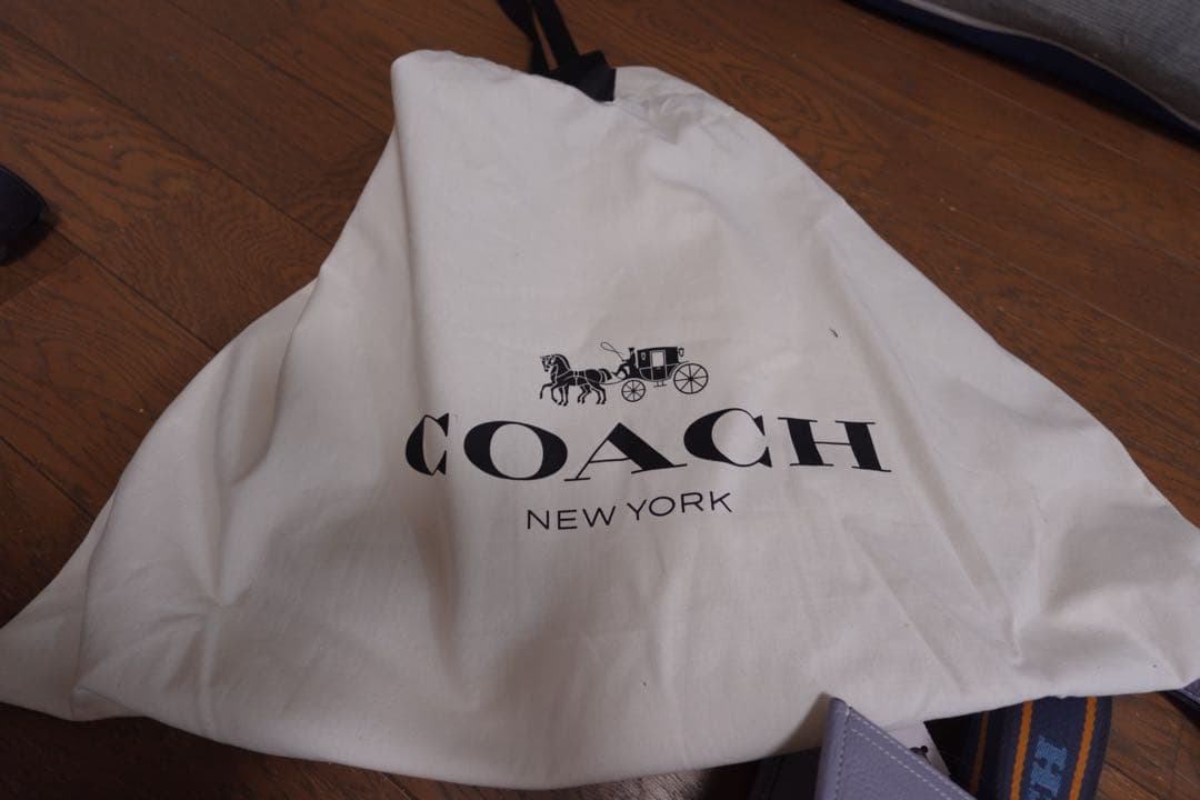 COACH ライトパープル トートバッグ