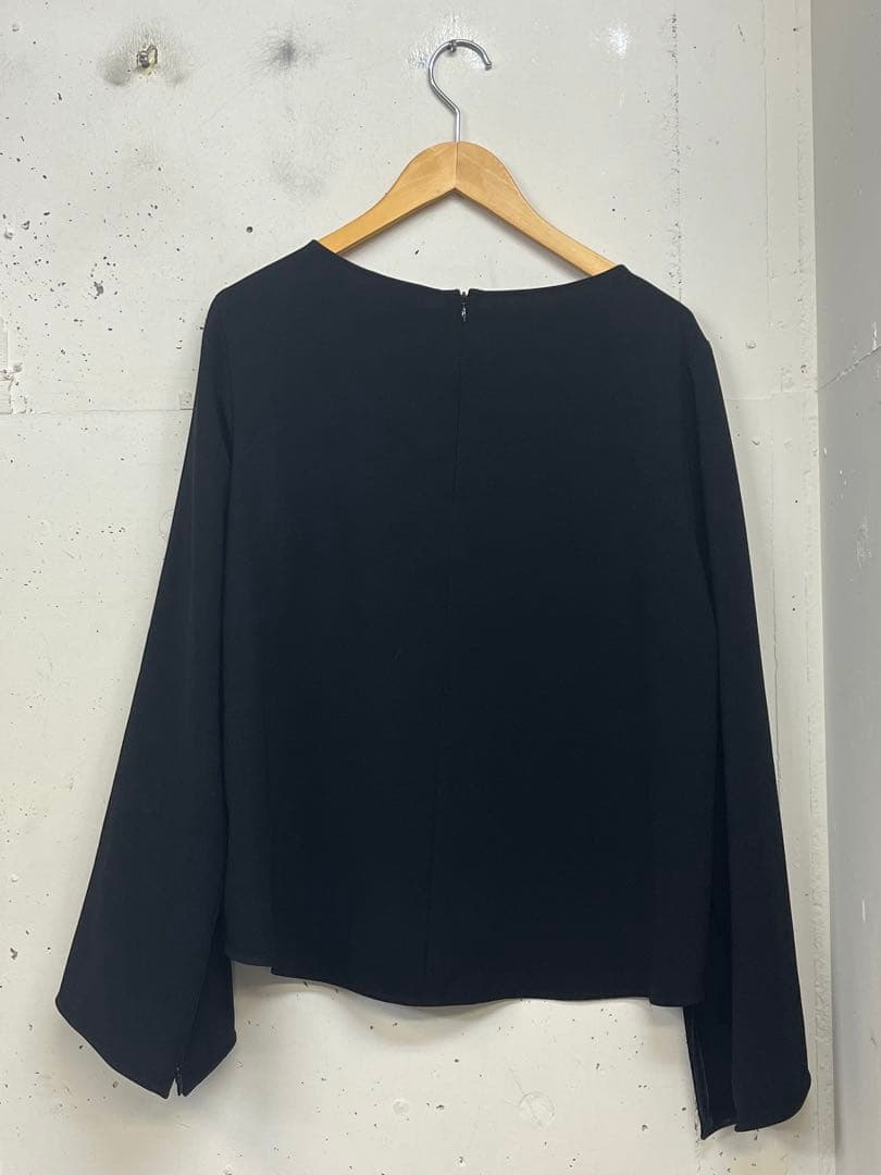 EVERYDAY I LIKE 24SS ジップスリーブ ブラウス ボートネック