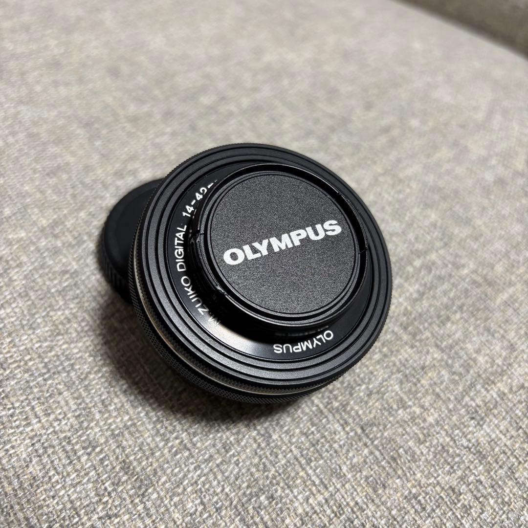美品OLYMPUS M.ZUIKO DIGITAL 14-42mm ブラック