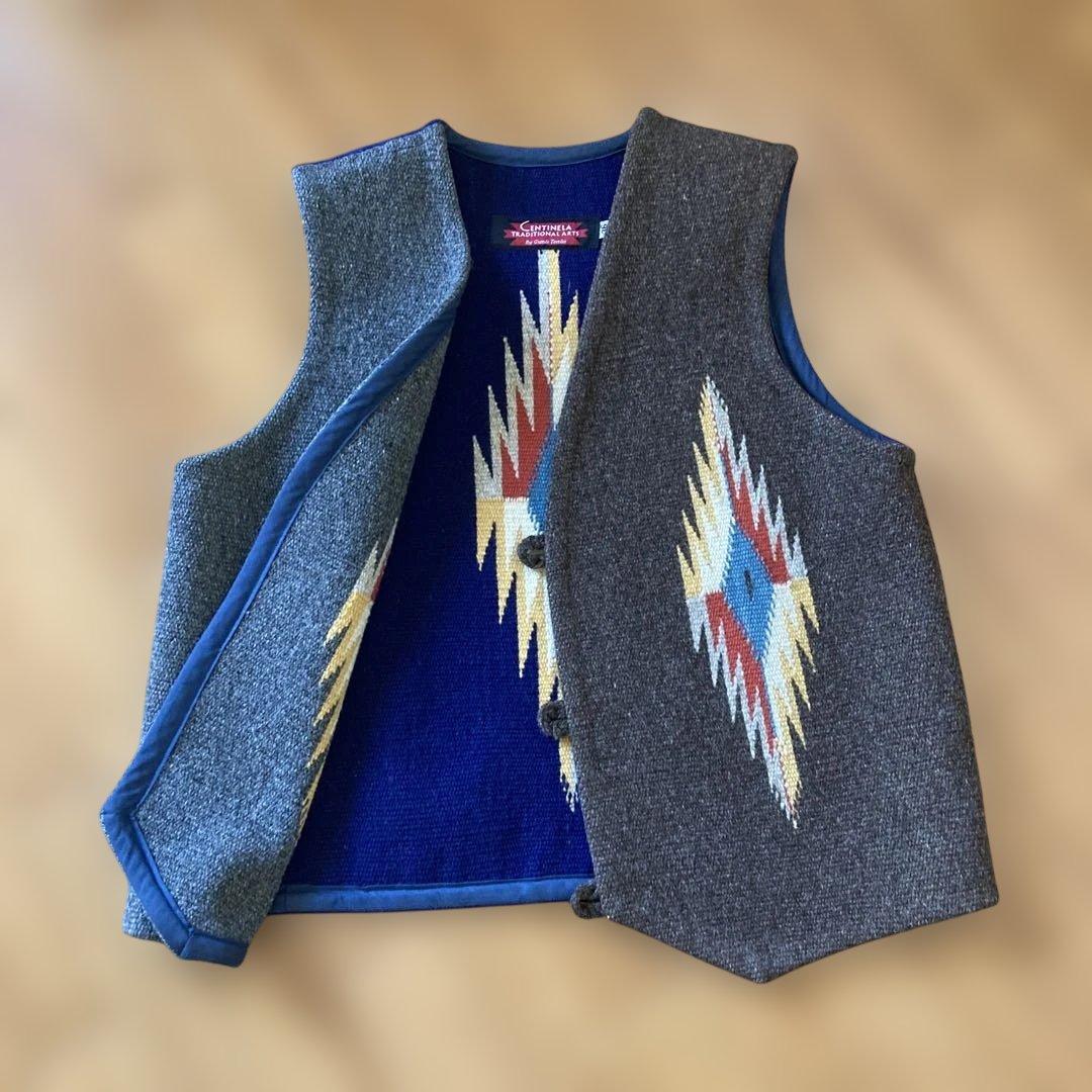 CENTINELA センチネラベスト クレイジーパターン　チマヨベスト　36