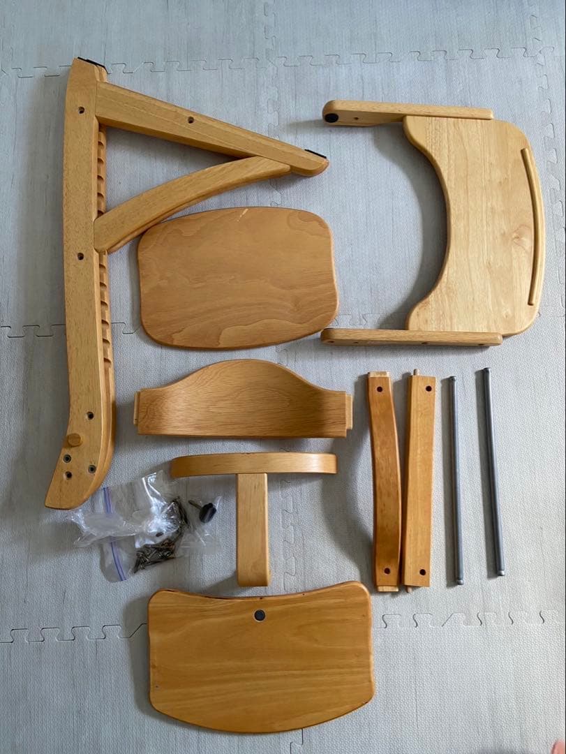 大和屋　木製ハイチェア すくすくチェア