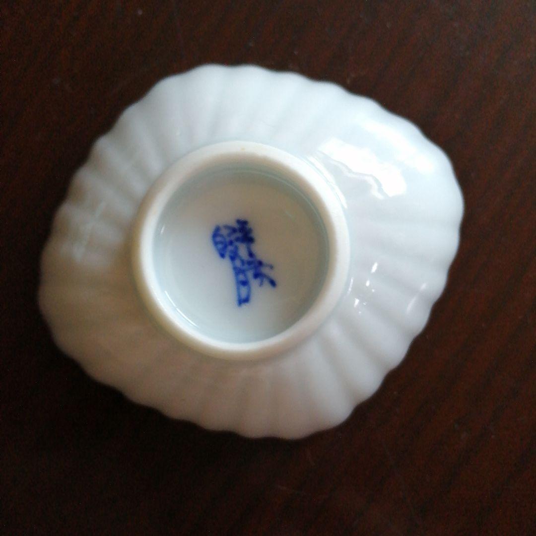 京焼　平安　菱形白磁手塩皿　19枚　8cm　明治～昭和初期