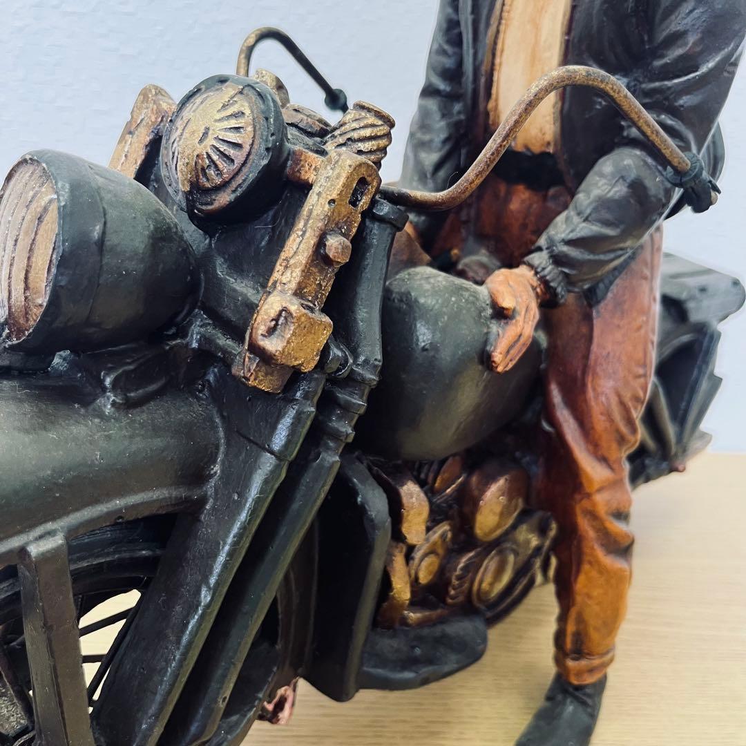 レア★エルビス・プレスリー /Harley/ヴィンテージ/置物/オブジェ/バイク