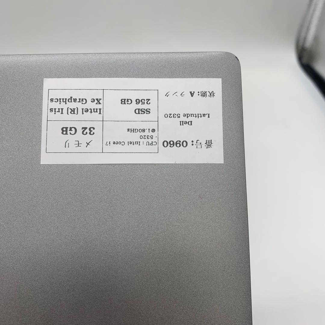 Windowsノート本体 Dell Latitude 5320 Intel Core i7 1185G7